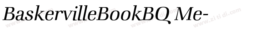 BaskervilleBookBQ Me字体转换